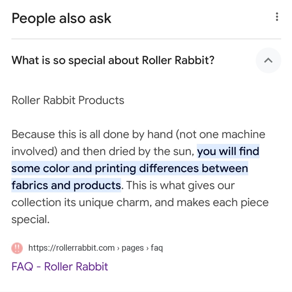 NWT Roberta Roller Rabbit Table Runner - Picture 5 of 5